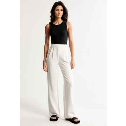 Wide Leg Tailored Pants