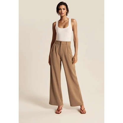 Wide Leg Tailored Pants